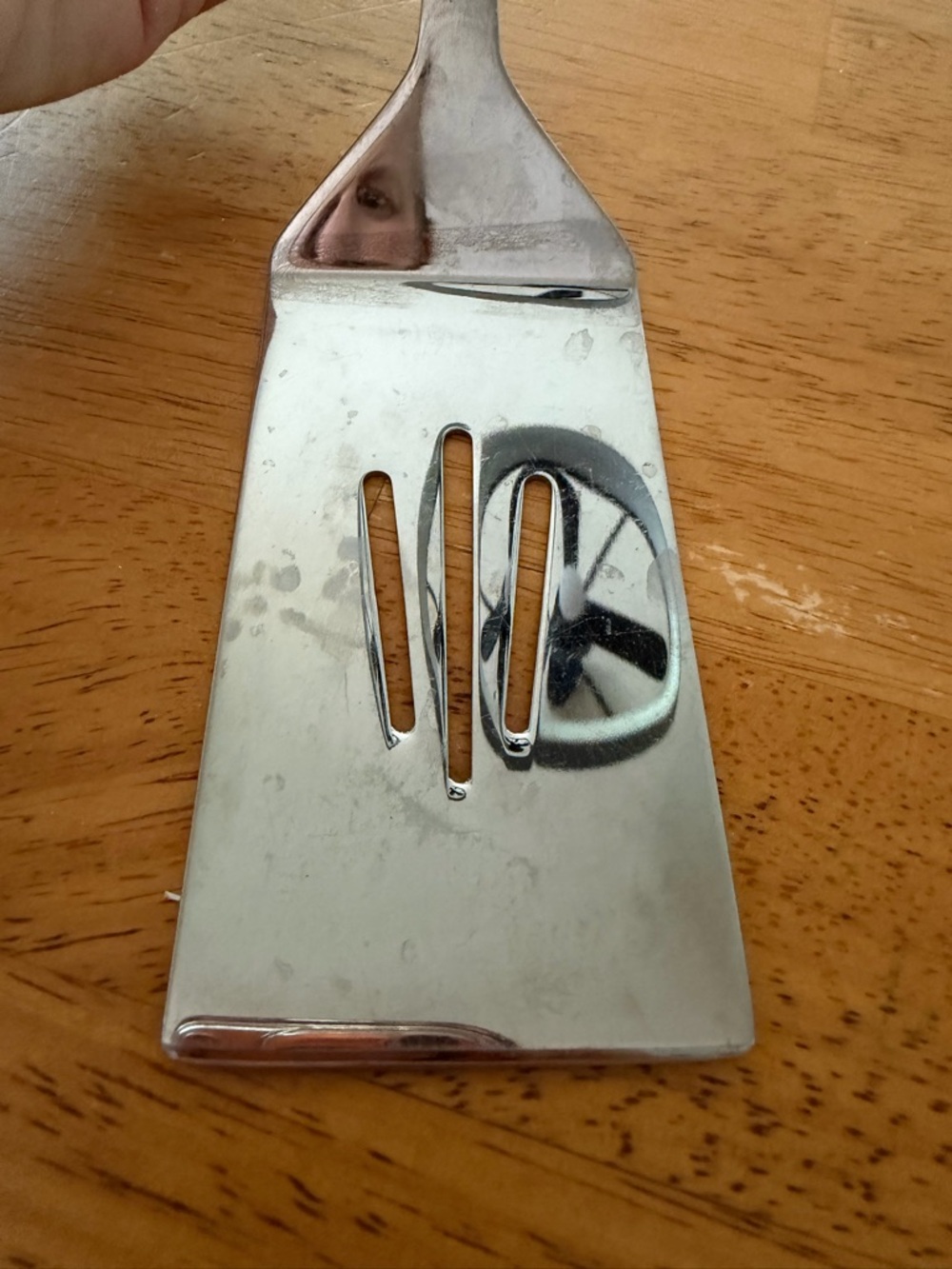 Oneida Stainless Steel Slotted Turner Spatula Kitchen Utensil Flat Turner - Picture 2 of 5